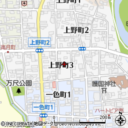 岐阜県瑞浪市上野町周辺の地図