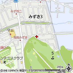 神奈川県茅ヶ崎市みずき3丁目3-23周辺の地図
