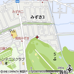 神奈川県茅ヶ崎市みずき3丁目3-21周辺の地図