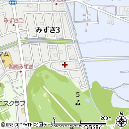 神奈川県茅ヶ崎市みずき3丁目5-7周辺の地図