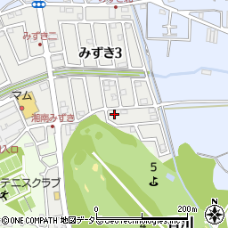 神奈川県茅ヶ崎市みずき3丁目5-4周辺の地図