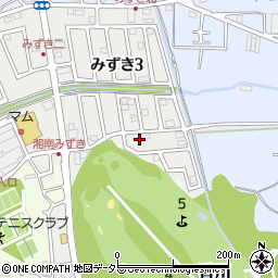 神奈川県茅ヶ崎市みずき3丁目5-5周辺の地図