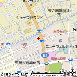 在日本朝鮮島根県商工会周辺の地図