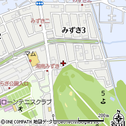 神奈川県茅ヶ崎市みずき3丁目2-1周辺の地図