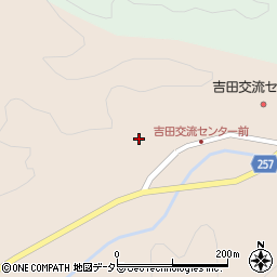 島根県安来市上吉田町640-3周辺の地図