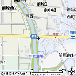 愛知県犬山市前原桶杁周辺の地図