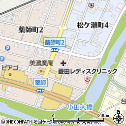 里の菓茶房・瑞浪店周辺の地図