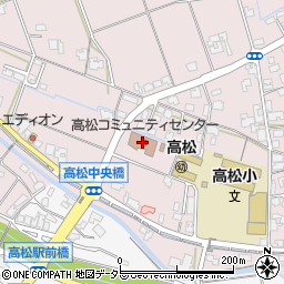 高松コミュニティセンター周辺の地図