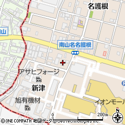 愛岐自動車周辺の地図