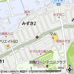 神奈川県茅ヶ崎市みずき2丁目9周辺の地図