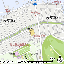 神奈川県茅ヶ崎市みずき2丁目8-22周辺の地図