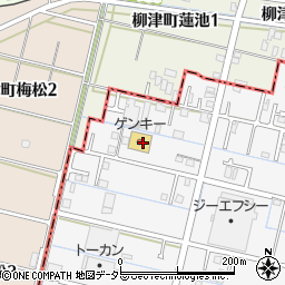 ゲンキー株式会社　田代若宮店周辺の地図