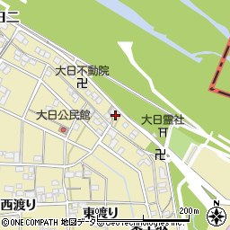愛知県一宮市北方町北方東大日46周辺の地図