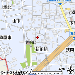 愛知県犬山市五郎丸新田組45周辺の地図