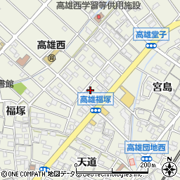 愛知県丹羽郡扶桑町高雄堂子349周辺の地図