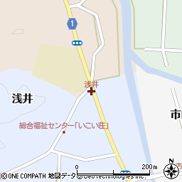 浅井周辺の地図