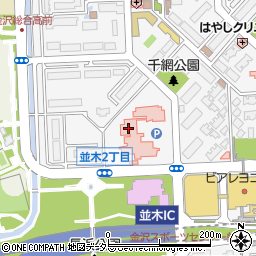 医療法人社団協友会横浜なみきリハビリテーション病院周辺の地図