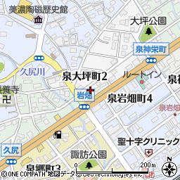 心斎橋 土岐周辺の地図