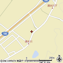 鳥取県西伯郡南部町清水川257周辺の地図