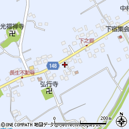 睦沢自動車鈑金工場周辺の地図