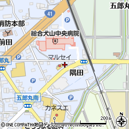 阪神調剤薬局　犬山店周辺の地図