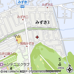神奈川県茅ヶ崎市みずき3丁目2-17周辺の地図