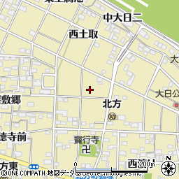 愛知県一宮市北方町北方宝行寺廻り27周辺の地図