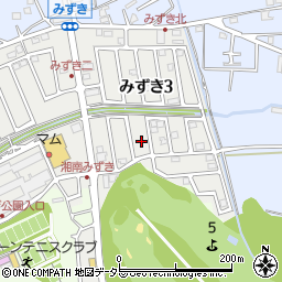 神奈川県茅ヶ崎市みずき3丁目3周辺の地図