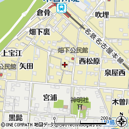 愛知県一宮市北方町北方畑下郷54周辺の地図