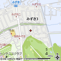 神奈川県茅ヶ崎市みずき3丁目3-4周辺の地図