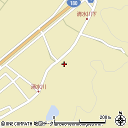 鳥取県西伯郡南部町清水川296周辺の地図