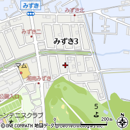 神奈川県茅ヶ崎市みずき3丁目3-15周辺の地図