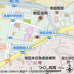 栄警察署周辺の地図