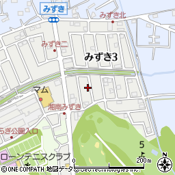 神奈川県茅ヶ崎市みずき3丁目2-16周辺の地図