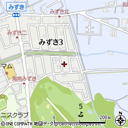 神奈川県茅ヶ崎市みずき3丁目7-3周辺の地図