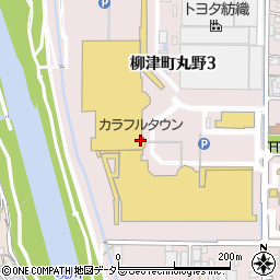 ジーユーカラフルタウン岐阜店周辺の地図