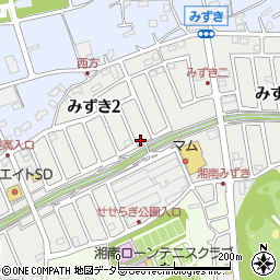 神奈川県茅ヶ崎市みずき2丁目15-1周辺の地図