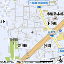 愛知県犬山市五郎丸新田組27周辺の地図