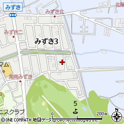 神奈川県茅ヶ崎市みずき3丁目7-12周辺の地図