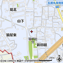 愛知県犬山市五郎丸新田組41周辺の地図