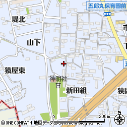 愛知県犬山市五郎丸新田組40周辺の地図
