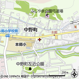 神奈川県横浜市栄区中野町89周辺の地図