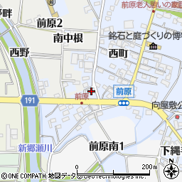 愛知県犬山市前原東野畔76周辺の地図