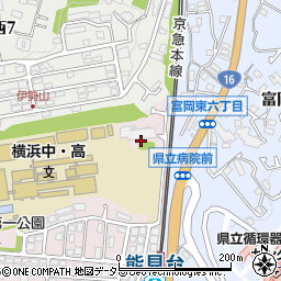 谷津坂第三公園周辺の地図