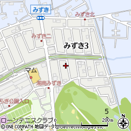 神奈川県茅ヶ崎市みずき3丁目2-14周辺の地図