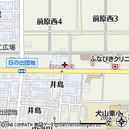 愛知県犬山市前原桜坪周辺の地図