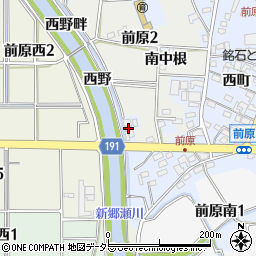 愛知県犬山市前原東野畔37周辺の地図