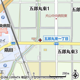 愛知県犬山市五郎丸東1丁目106周辺の地図