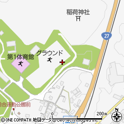 京都府綾部市上杉町日向後周辺の地図
