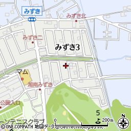 神奈川県茅ヶ崎市みずき3丁目3-13周辺の地図